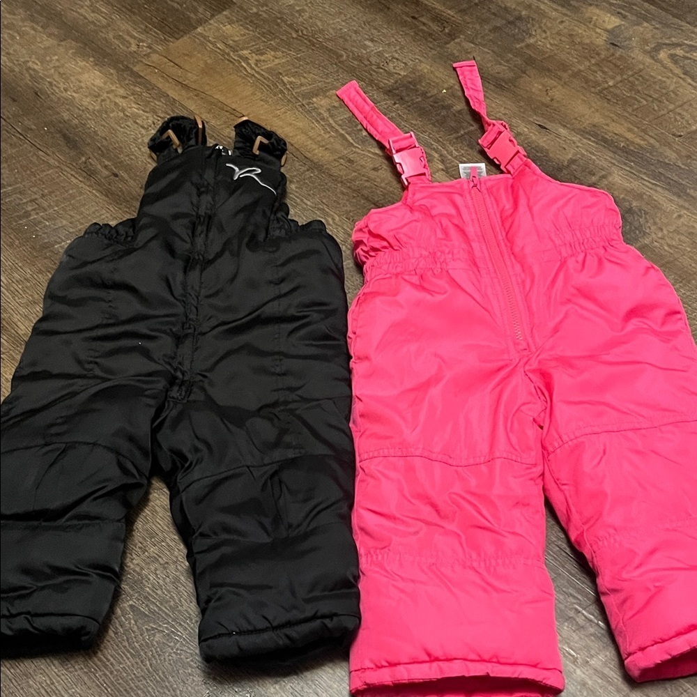 2 pairs of snow pants